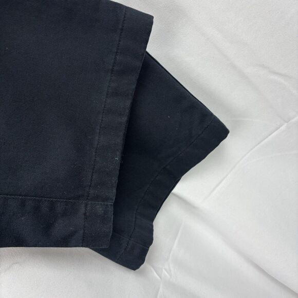 L.L. Bean Pants Women 10 Medium Navy Blue Classic Fit Straight Khaki Ladies HQG7 - Picture 7 of 12